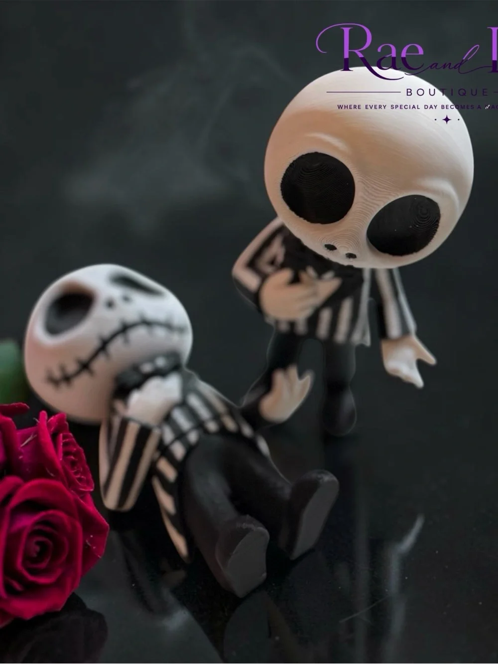 Jack Skellington Fidget - Black & White Skeleton Play Figures
